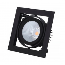 Світильник вбудований Maxus Assistance Grille Pro 1x30W 3500K 38* Сірий (1508)