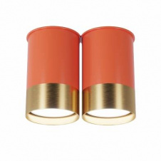 Точковий світильник Pikart BP подвійний Coral Gold 6349-1