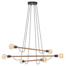 Люстра TK Lighting Helix Коричневий Чорний (TK4950)