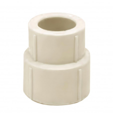 Фото - Муфта полипропиленовая T.K.SU 1 1/2"x1 1/4" редукционная Муфта полипропиленовая T.K.SU 1 1/2"x1 1/4" редукционная