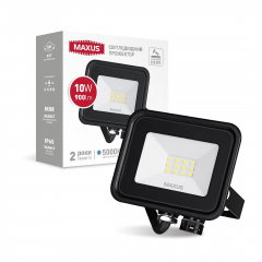 Прожектор Maxus FL-04 10W 5000K Black (1654) Запоріжжя