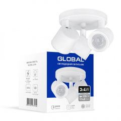 Світильник світлодіодний Global GSL-02C 12W 4100K Білий (1455) Єланець