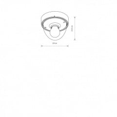 Уличный потолочный светильник Nowodvorski 7976 NOOK BLACK/GOLD Токмак