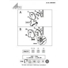 Бра TRIO JORDAN 229210232 Бердичів