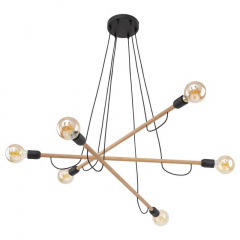 Люстра TK Lighting Helix Коричневий Чорний (TK4953) Михайлівка