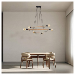Люстра TK Lighting Helix Коричневий Чорний (TK4953) Михайлівка