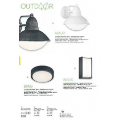 Уличный настенный светильник TRIO INDUS 227360142 Дніпрорудне