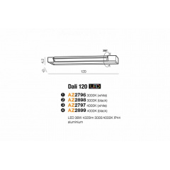 Бра AZzardo DALI 120 AZ2796 Киев