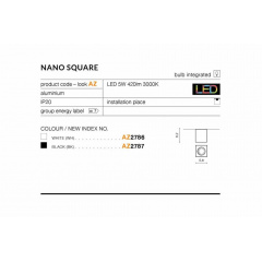Точковий світильник AZzardo NANO AZ2786 Дніпро