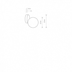 Бра Nowodvorski 8126 ICE BALL BRASS CN Михайлівка