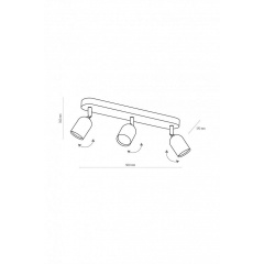Спот TOP 3 BK TK-Lighting 4417 Хуст