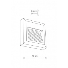 Уличный светильник SIDEWALK SQ LED Nowodvorski 8148 Одеса