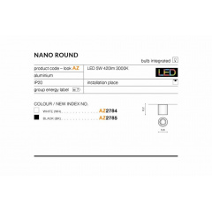 Точковий світильник AZzardo NANO AZ2785 Рівне