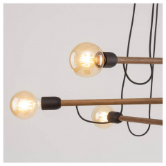 Люстра TK Lighting Helix Коричневий Чорний (TK4950) Обухів