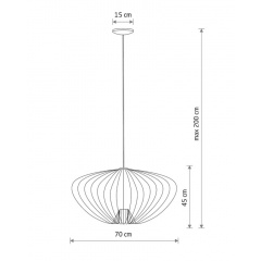 Люстра Nowodvorski Pumpkin Сірий (Now11251) Умань
