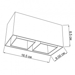 Точковий світильник Imperium Light MaxBoxter Чорний (285216.05.01) Золотоноша
