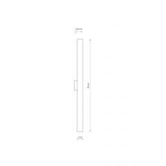 Настенный светильник Nowodvorski 8120 ICE TUBE LED M CN Костопіль