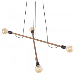 Люстра TK Lighting Helix Коричневий Чорний (TK4949) Буча