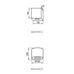 Точечный светильник Kanlux ALGO Белый (Kan27032) Ромны