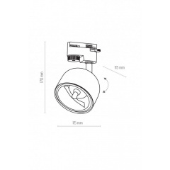 Трековый светильник TRACER GU10/AR111 BK TK-Lighting 4494 Чернігів