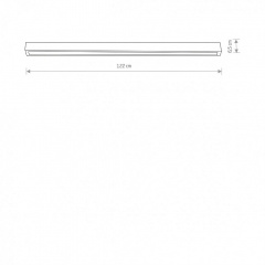 Потолочный светильник Nowodvorski 7551 STRAIGHT LED GRAPHITE CEILING Умань