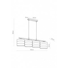 Люстра TAGO 4 WH TK-Lighting 3224 Павлоград