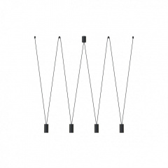 Люстра Nowodvorski 7822 MORE EYE IV BLACK Ужгород