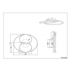 Люстра TRIO GALE 673916031 Ворожба