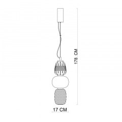 Люстра Italux Eris Хром (PND-98374-28W-CH) Коростень