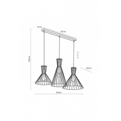 Люстра SAHARA 3-line TK-Lighting 3352 Фастів