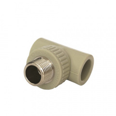Тройник полипропиленовый Hi-Therm 1"x1/2"x1" Н (H2120252025) Хмільник