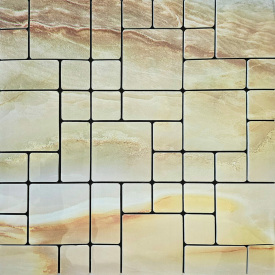 Самоклеюча PET мозаїка Sticker Wall 300х300х4 мм Різнокольоровий (D) SW-00002442