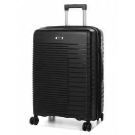 Чемодан средний M полипропилен Airtex 642 71л Чёрный