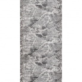 Панель стеновая в рулоне 3D Sticker Wall 700х3080х2 мм Черно-белый (D) SW-00002536