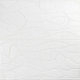 Панель 3D WHITE Sticker Wall 700х700х6 мм Білий (D) SW-00001948
