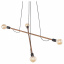Люстра TK Lighting Helix Коричневий Чорний (TK4949) Буча