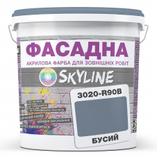 Краска Акрил-латексная Фасадная Skyline 3020-R90B Бусый 3л
