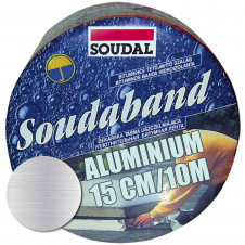Стрічка бітумна герметизуюча алюмінієва SOUDABAND 15см/10м