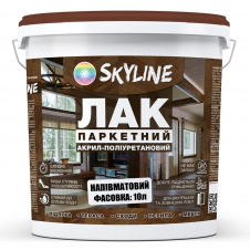 Лак для Пола Skyline Паркетный Акрил-полиуретановый Полуматовый 10 л