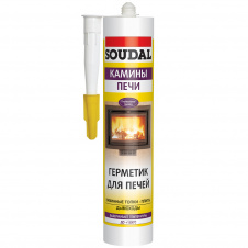 Герметик для каминов, печей SOUDAL CALOFER 1500/ 280мл