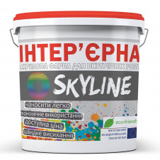 Краска акриловая интерьерная SkyLine 1400 г Белый