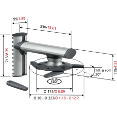 Кронштейн настенный Vogels EPW 6565 Projector Wall Solution (6107739) Киев