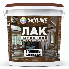 Лак для Підлоги Skyline Паркетний Акрил-поліуретановий Глянцевий 10 л Нововолинськ