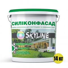 Краска фасадная силиконовая «Силиконфасад» с эффектом лотоса SkyLine 14 кг Запоріжжя