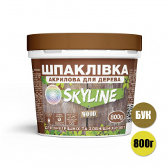 Шпаклевка для дерева готовая к применению акриловая SkyLine Wood Бук 800 г Васильків