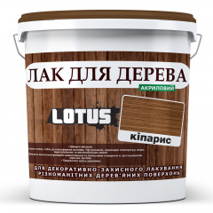 Кольоровий Лак для Дерева Lotus Глянець Кіпарис 1 л Біла Церква