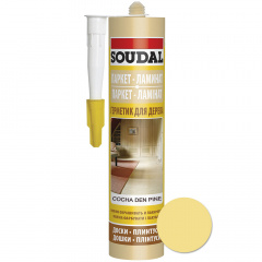 Герметик для дерева SOUDAL Сосна 280 мл Ровно