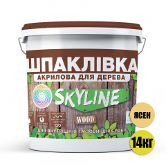 Шпаклевка для дерева готовая к применению акриловая SkyLine Wood Ясень 14 кг Одесса