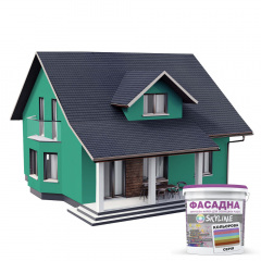 Фарба Акрил-латексна Фасадна Skyline 3040-B80G Чірок 1л Ізюм