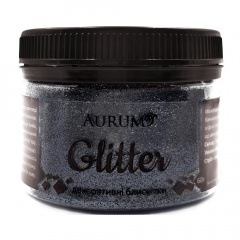 Декоративні блискітки Гліттер Aurum № 10 Чорний 60 г Ужгород